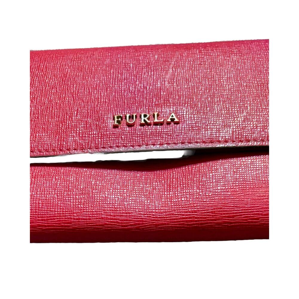 Furla Bags/Furla Pink Leather Babylon Wallet on Chain